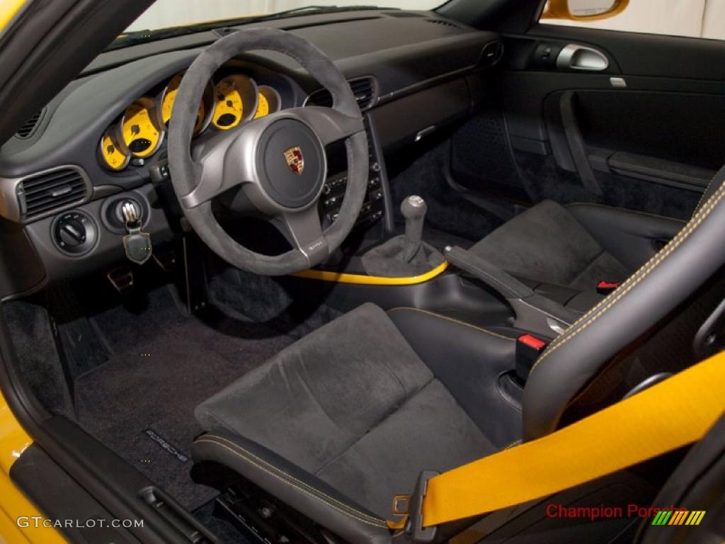 2010 911 GT3 - Speed Yellow / Black w/Alcantara photo #7