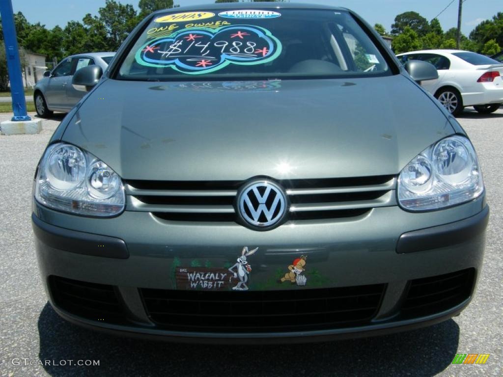 2008 Rabbit 2 Door - Sage Green Metallic / Anthracite Black photo #8