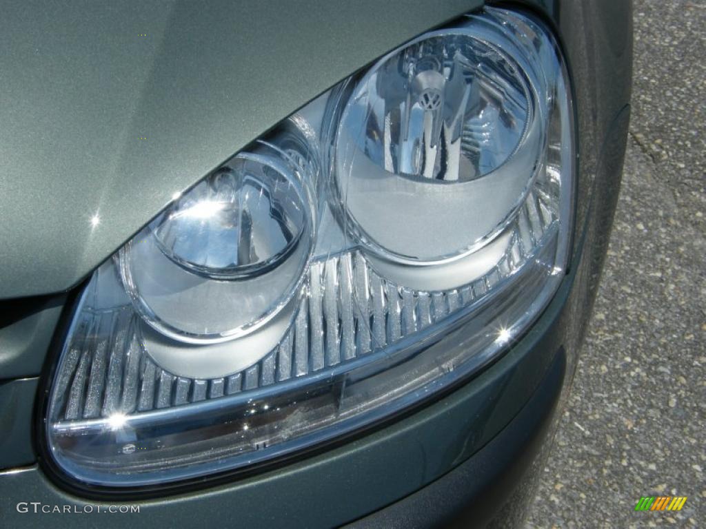 2008 Rabbit 2 Door - Sage Green Metallic / Anthracite Black photo #9