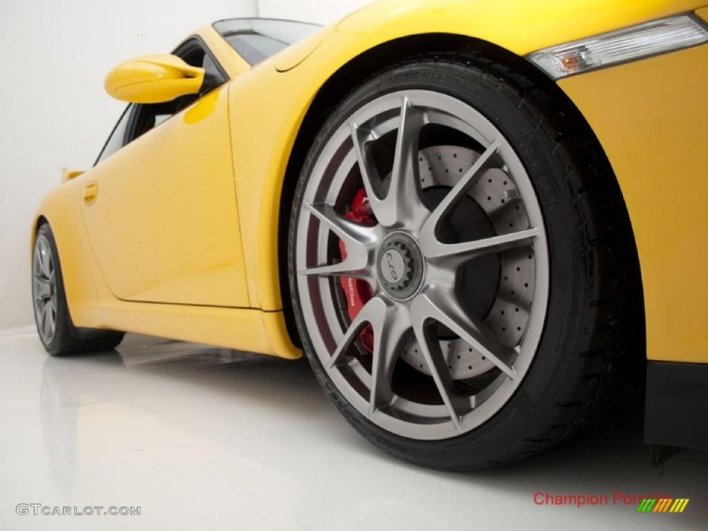 2010 911 GT3 - Speed Yellow / Black w/Alcantara photo #21