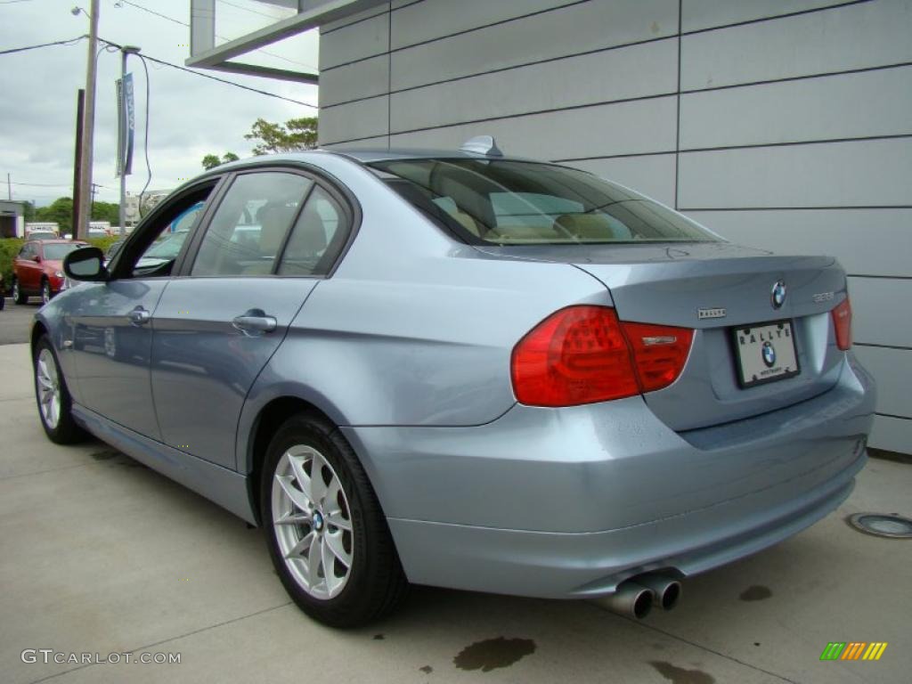 2010 3 Series 328i xDrive Sedan - Blue Water Metallic / Beige photo #3