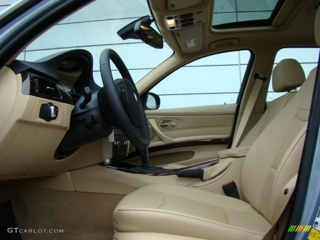 2010 3 Series 328i xDrive Sedan - Blue Water Metallic / Beige photo #9