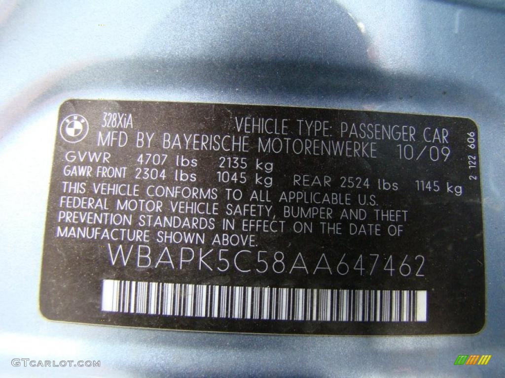 2010 3 Series 328i xDrive Sedan - Blue Water Metallic / Beige photo #15