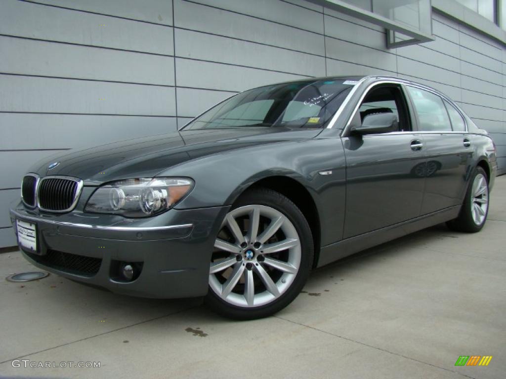 2008 7 Series 750Li Sedan - Titanium Grey Metallic / Black photo #1