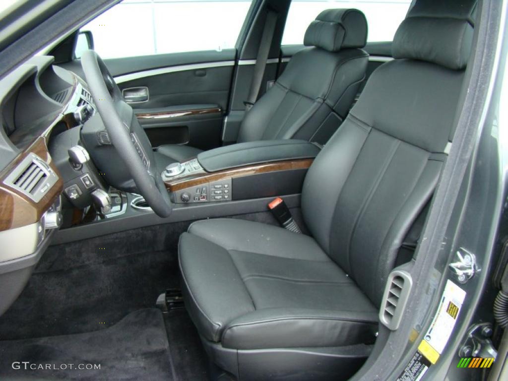 2008 7 Series 750Li Sedan - Titanium Grey Metallic / Black photo #8