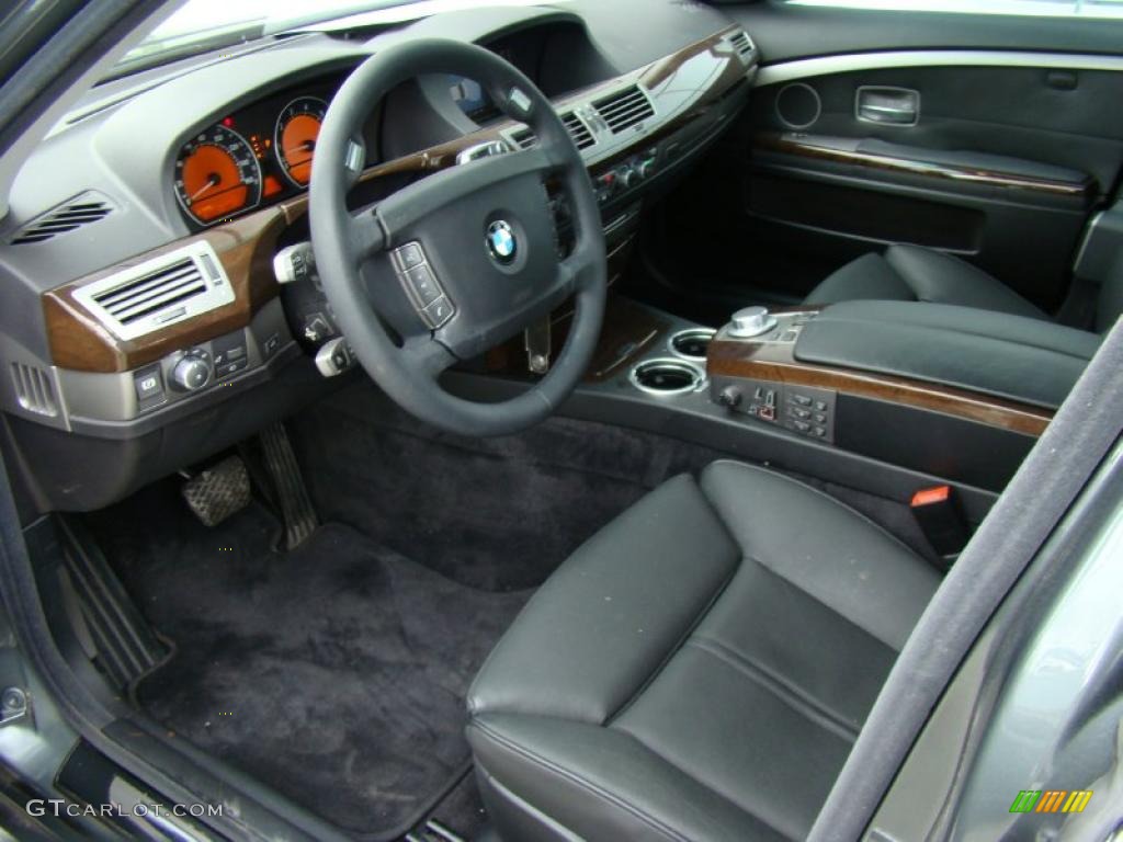 2008 7 Series 750Li Sedan - Titanium Grey Metallic / Black photo #10