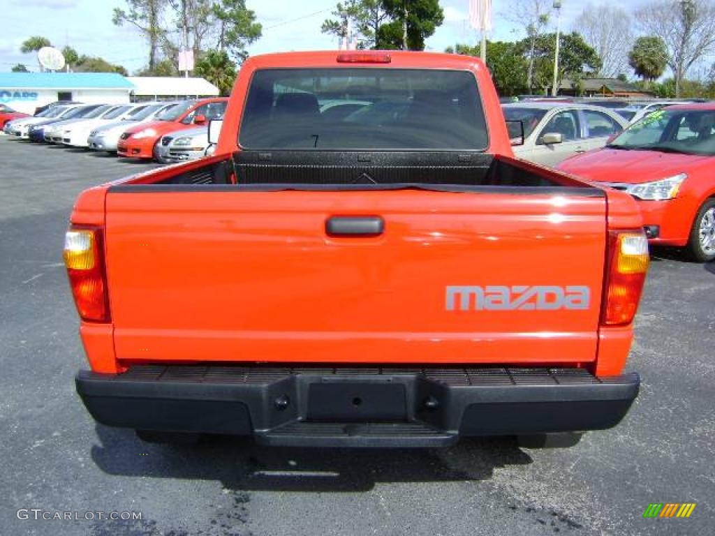 2008 B-Series Truck B2300 Regular Cab - Volcanic Red / Medium Dark Flint photo #6