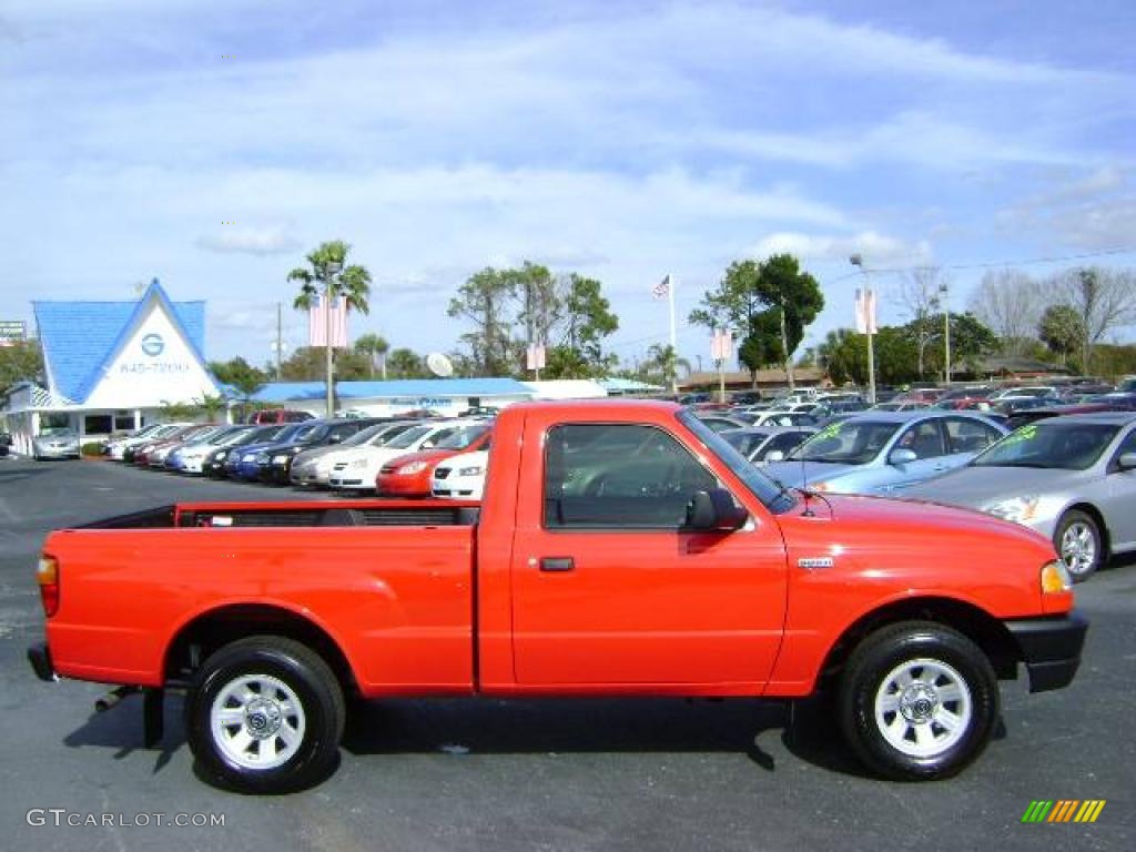 2008 B-Series Truck B2300 Regular Cab - Volcanic Red / Medium Dark Flint photo #8