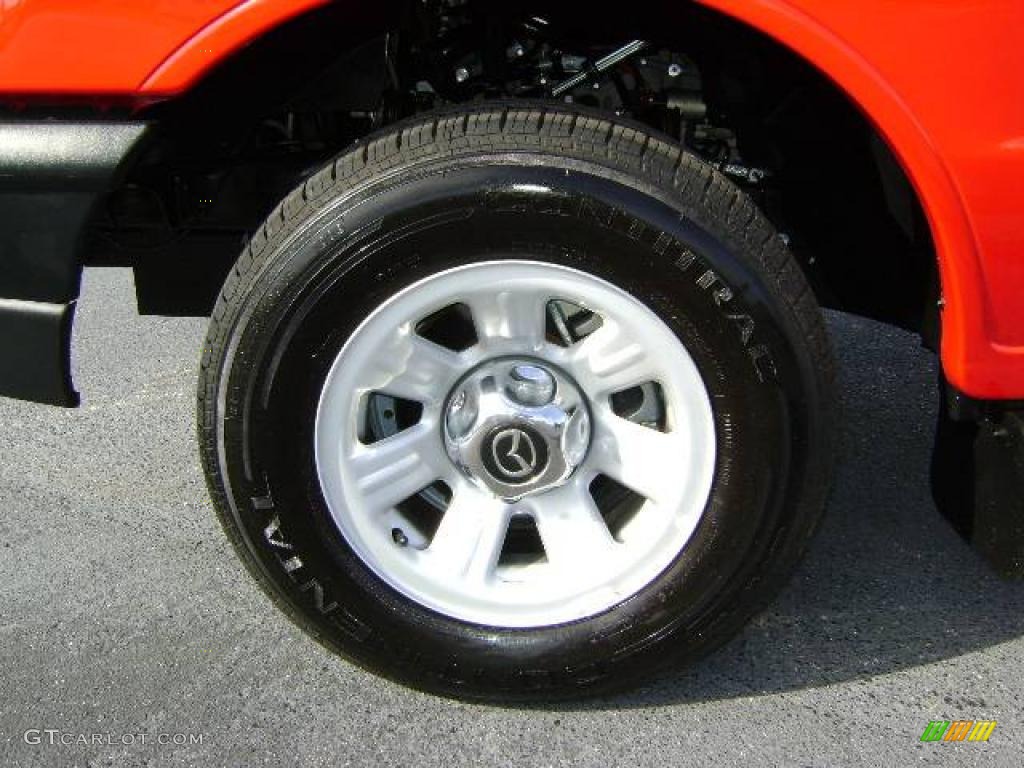 2008 B-Series Truck B2300 Regular Cab - Volcanic Red / Medium Dark Flint photo #9