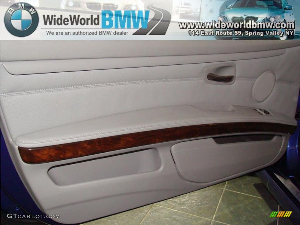 2007 3 Series 328xi Coupe - Montego Blue Metallic / Grey photo #9