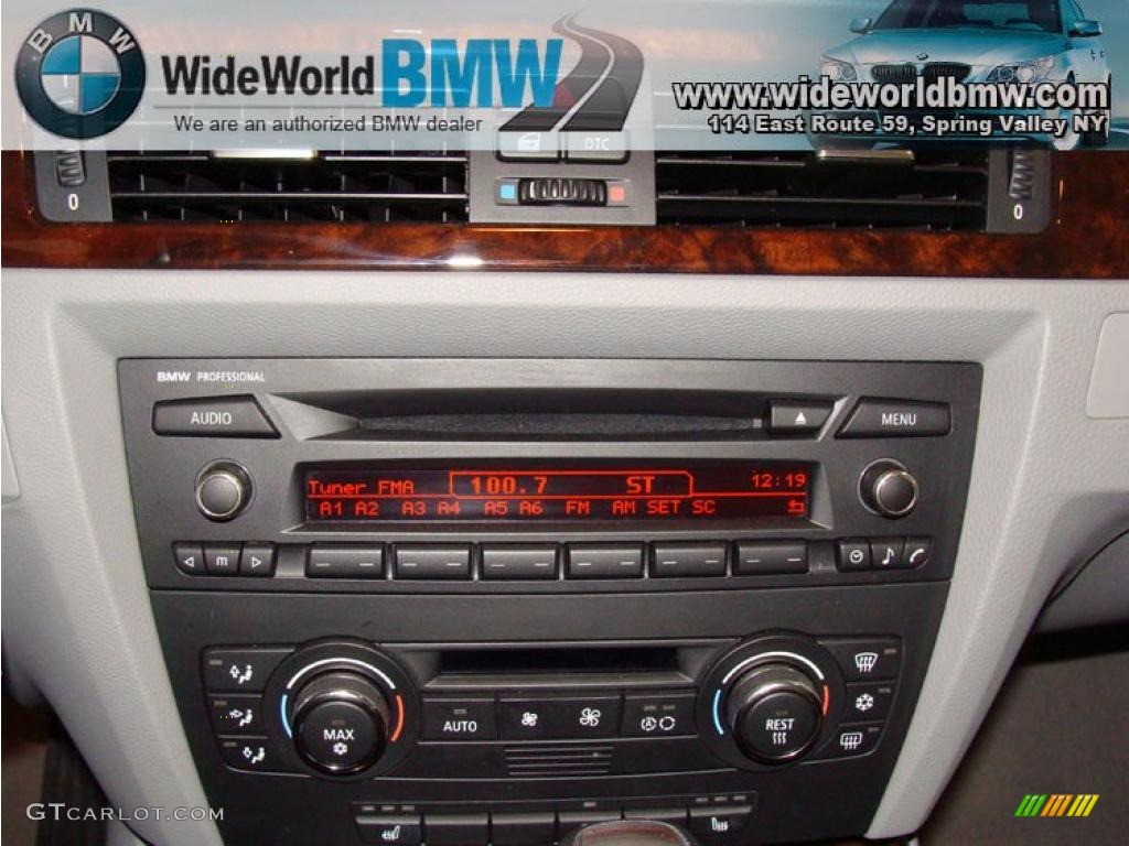 2007 3 Series 328xi Coupe - Montego Blue Metallic / Grey photo #12