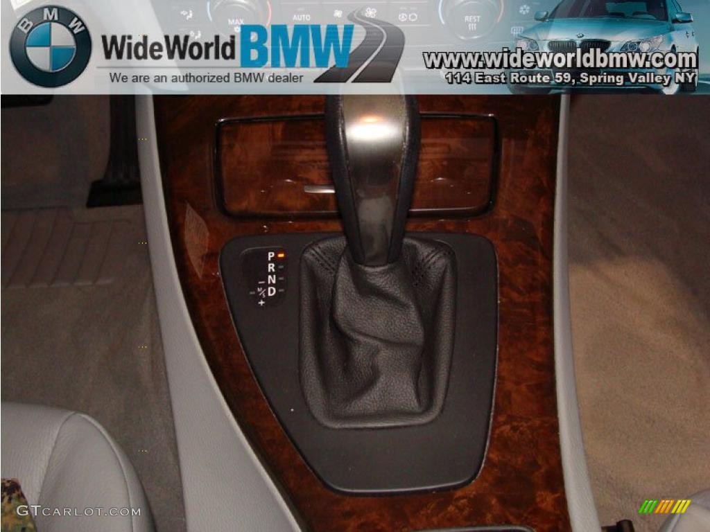 2007 3 Series 328xi Coupe - Montego Blue Metallic / Grey photo #13