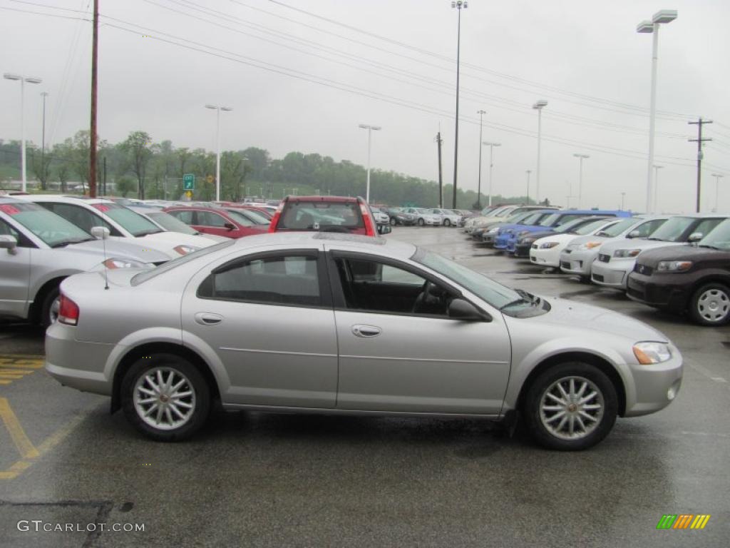 2003 Sebring LX Sedan - Bright Silver Metallic / Dark Slate Gray photo #7