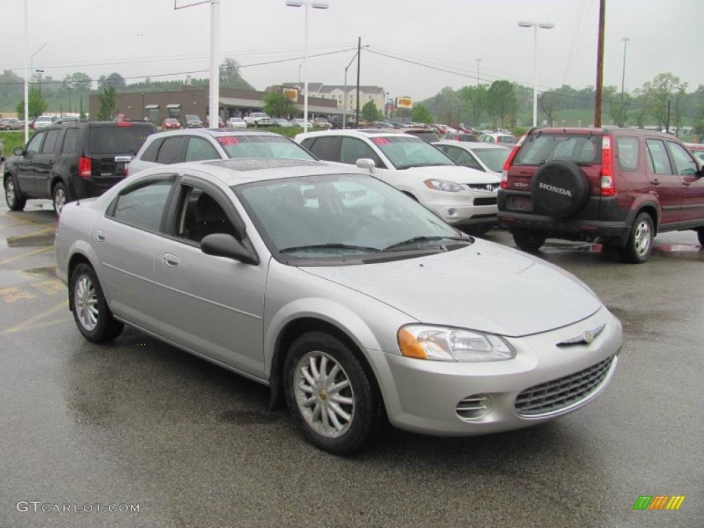 2003 Sebring LX Sedan - Bright Silver Metallic / Dark Slate Gray photo #8