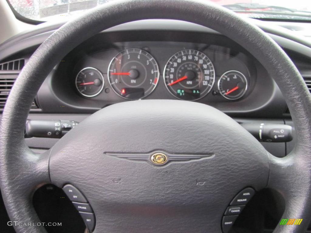 2003 Sebring LX Sedan - Bright Silver Metallic / Dark Slate Gray photo #18