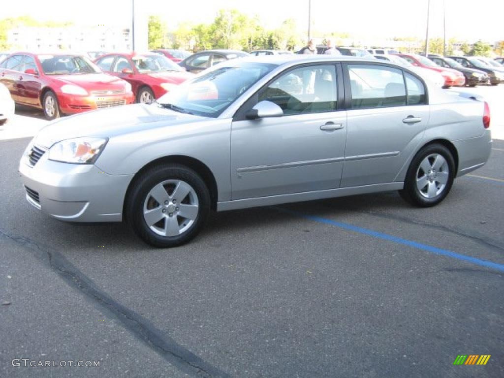 2006 Malibu LT V6 Sedan - Silverstone Metallic / Titanium Gray photo #7