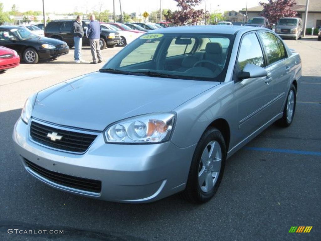 2006 Malibu LT V6 Sedan - Silverstone Metallic / Titanium Gray photo #8