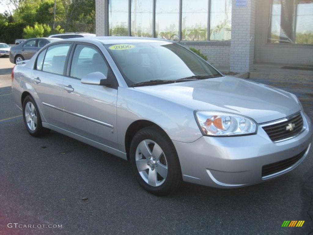 2006 Malibu LT V6 Sedan - Silverstone Metallic / Titanium Gray photo #10