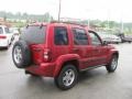 2005 Inferno Red Crystal Pearl Jeep Liberty Renegade 4x4  photo #8