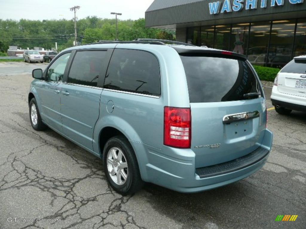 2008 Town & Country Touring - Clearwater Blue Pearlcoat / Medium Slate Gray/Light Shale photo #2