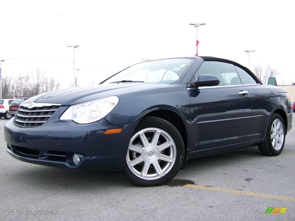 2008 Sebring Limited Convertible - Modern Blue Pearl / Dark Slate Gray/Light Slate Gray photo #1