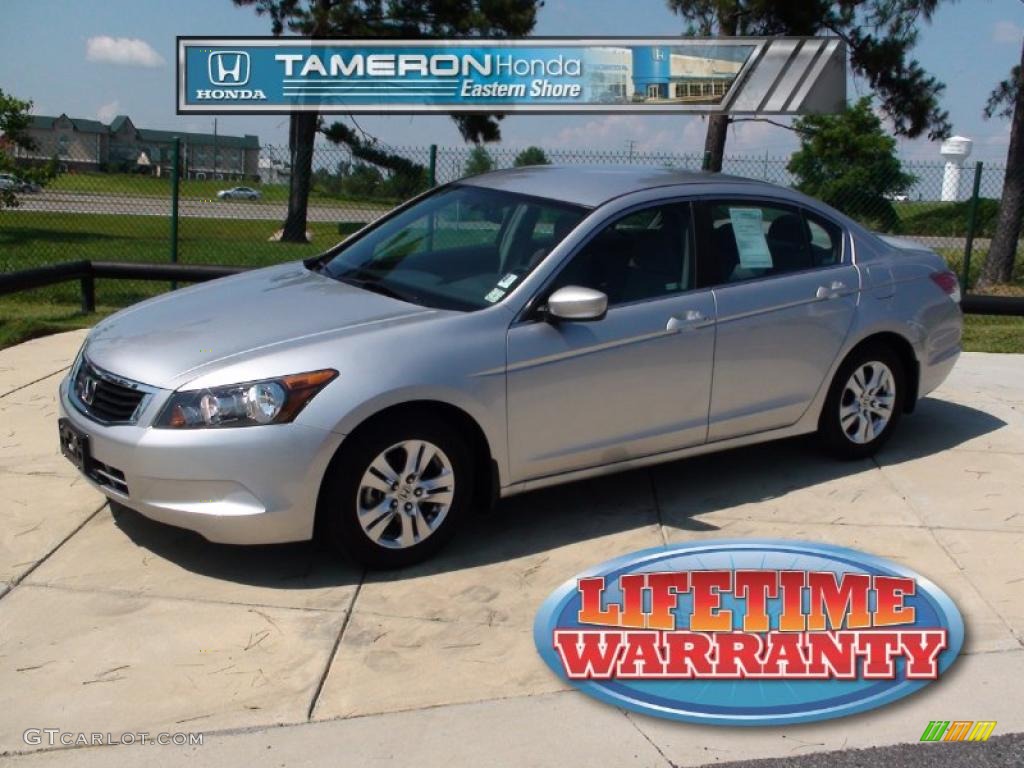 2008 Accord LX-P Sedan - Alabaster Silver Metallic / Gray photo #1