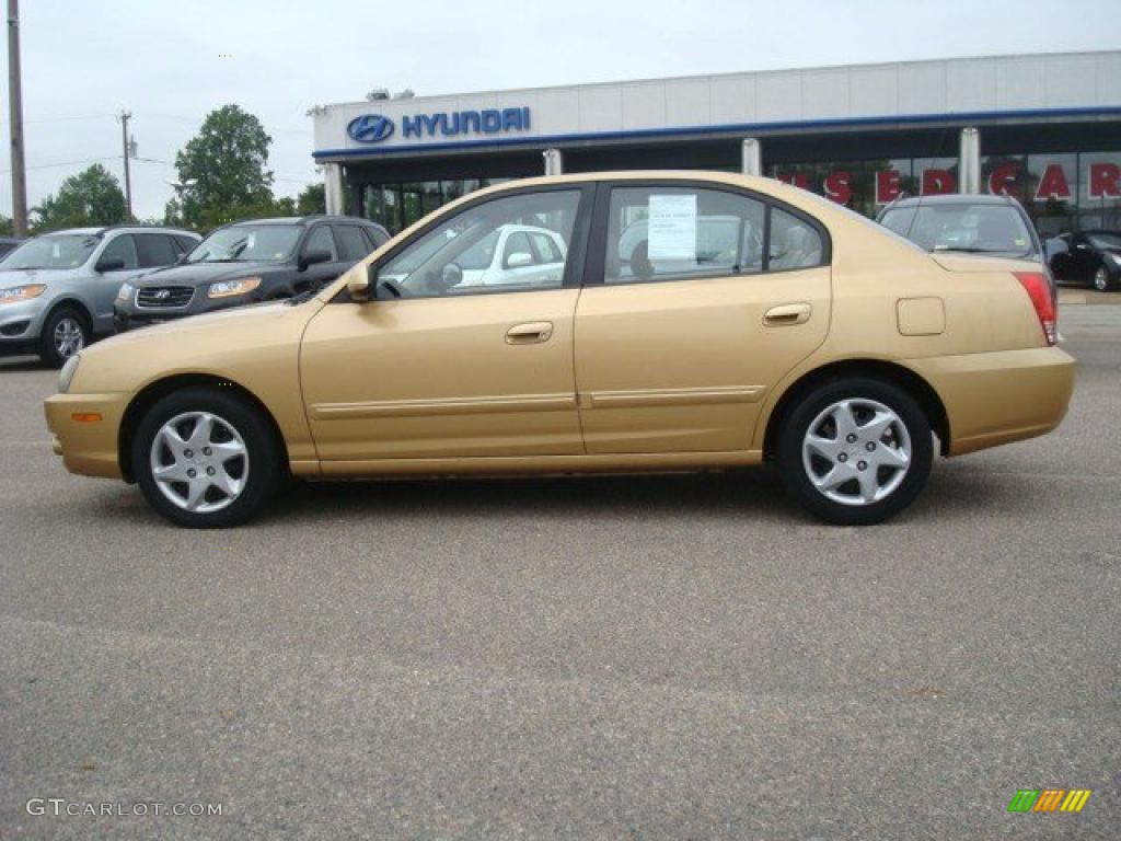 2004 Elantra GLS Sedan - Hazelnut / Beige photo #3