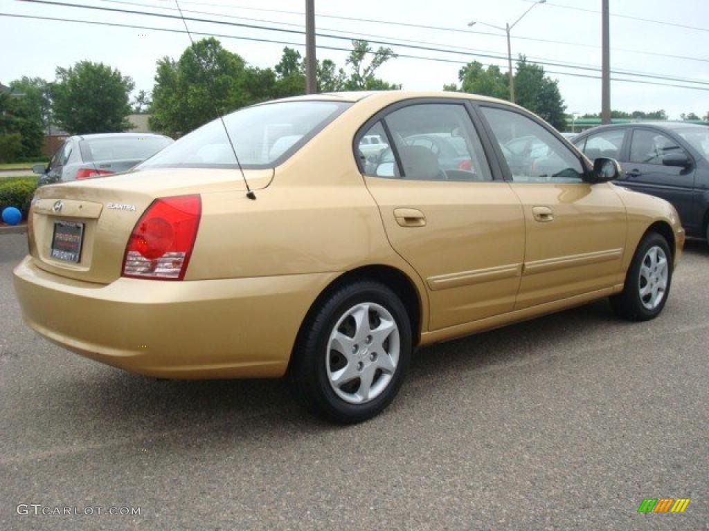 2004 Elantra GLS Sedan - Hazelnut / Beige photo #6