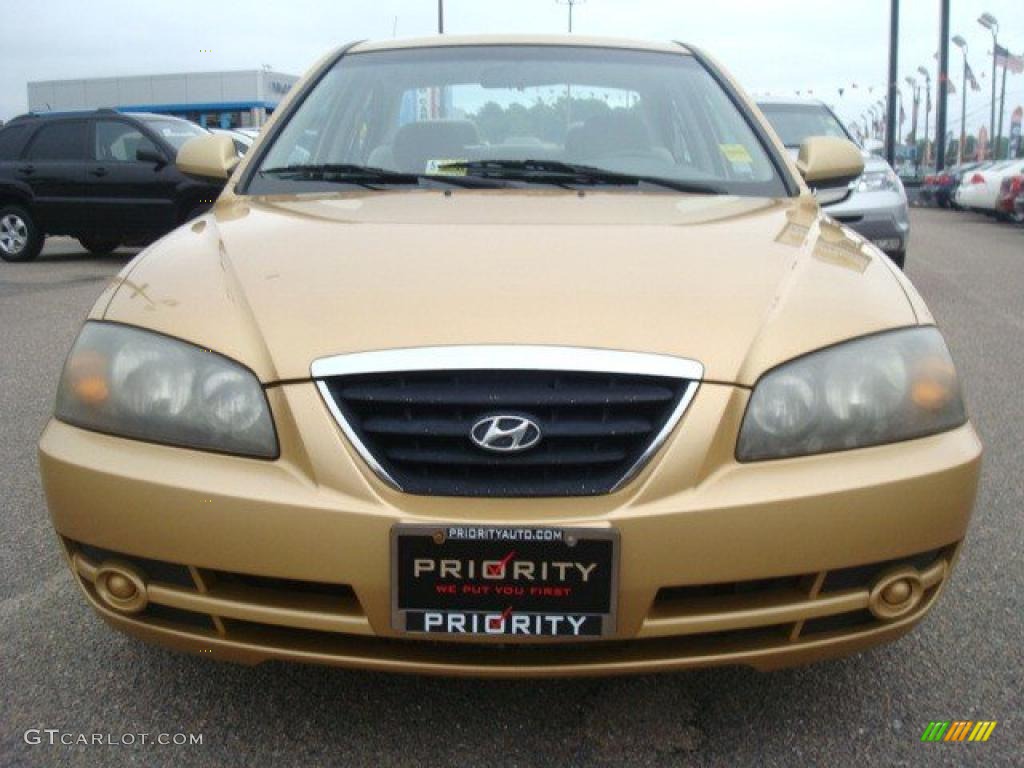 2004 Elantra GLS Sedan - Hazelnut / Beige photo #9