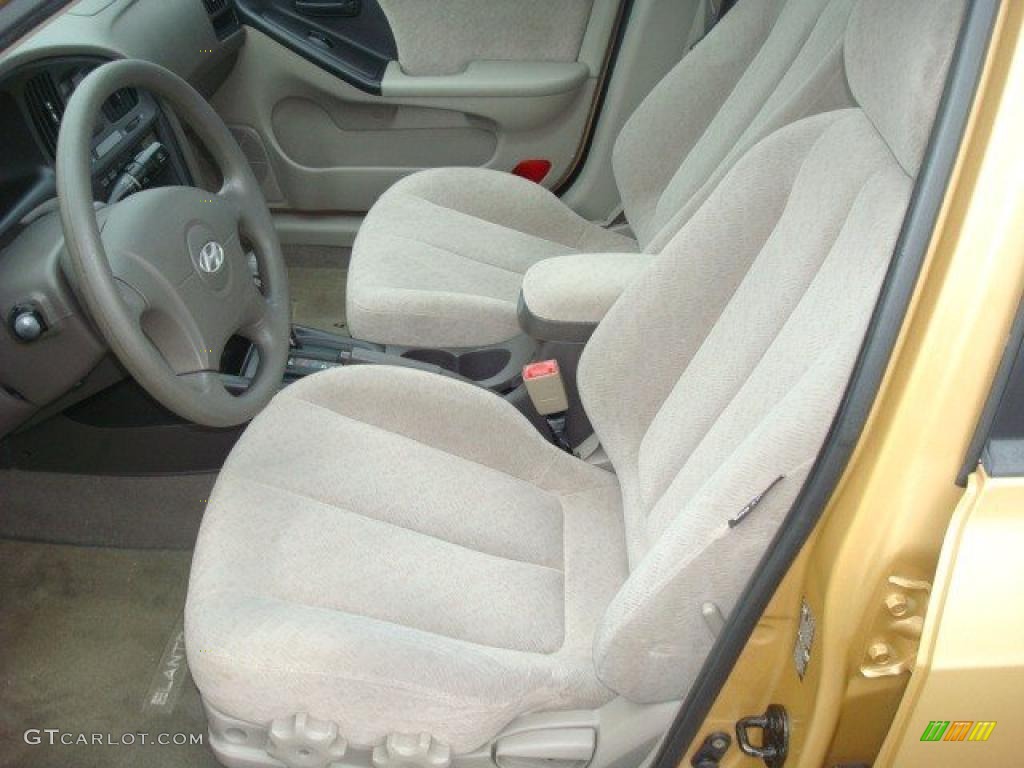 2004 Elantra GLS Sedan - Hazelnut / Beige photo #10