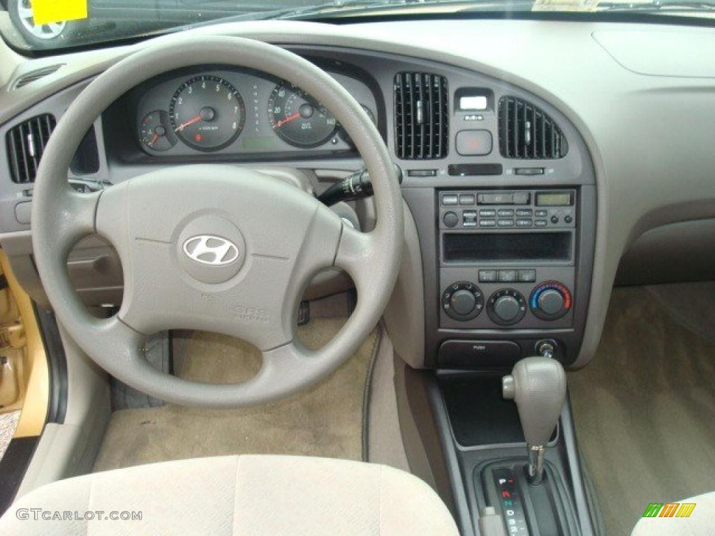 2004 Elantra GLS Sedan - Hazelnut / Beige photo #12