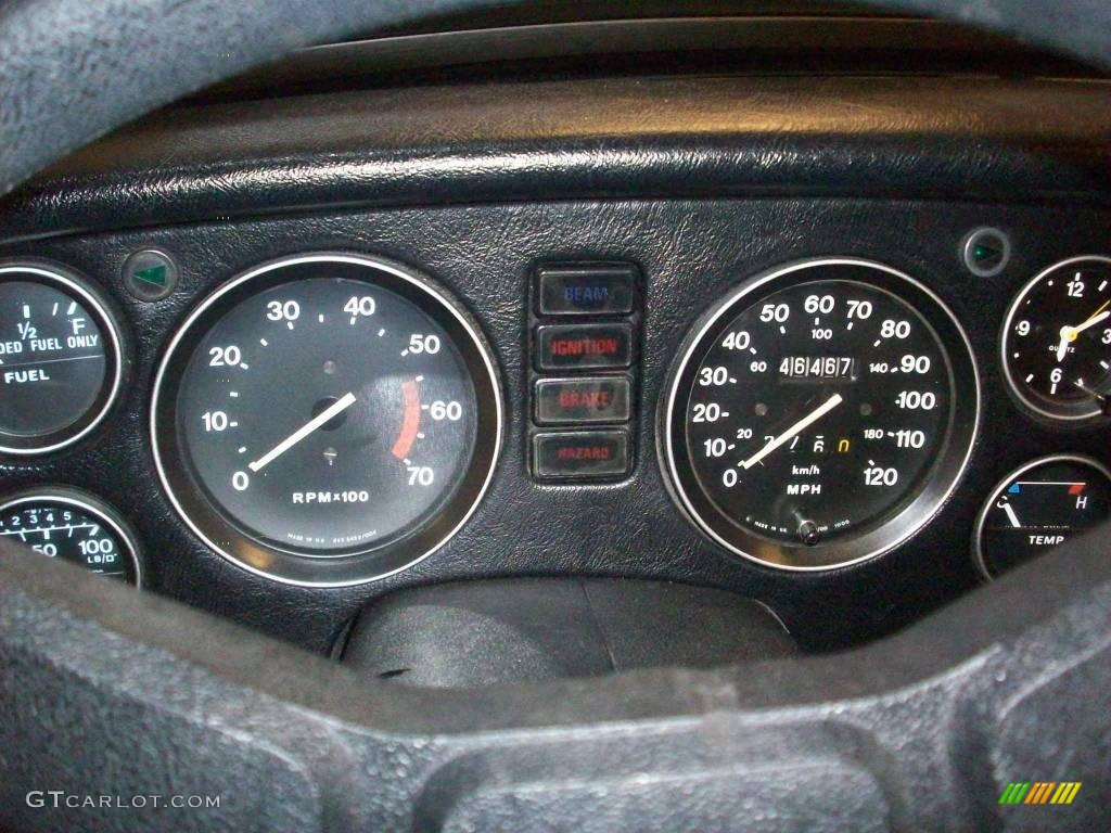 1978 MG MGB Roadster Standard MGB Roadster Model Gauges Photos