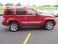 2008 Inferno Red Crystal Pearl Jeep Liberty Limited  photo #3