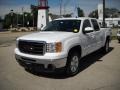 2010 Summit White GMC Sierra 1500 SLT Crew Cab 4x4  photo #3