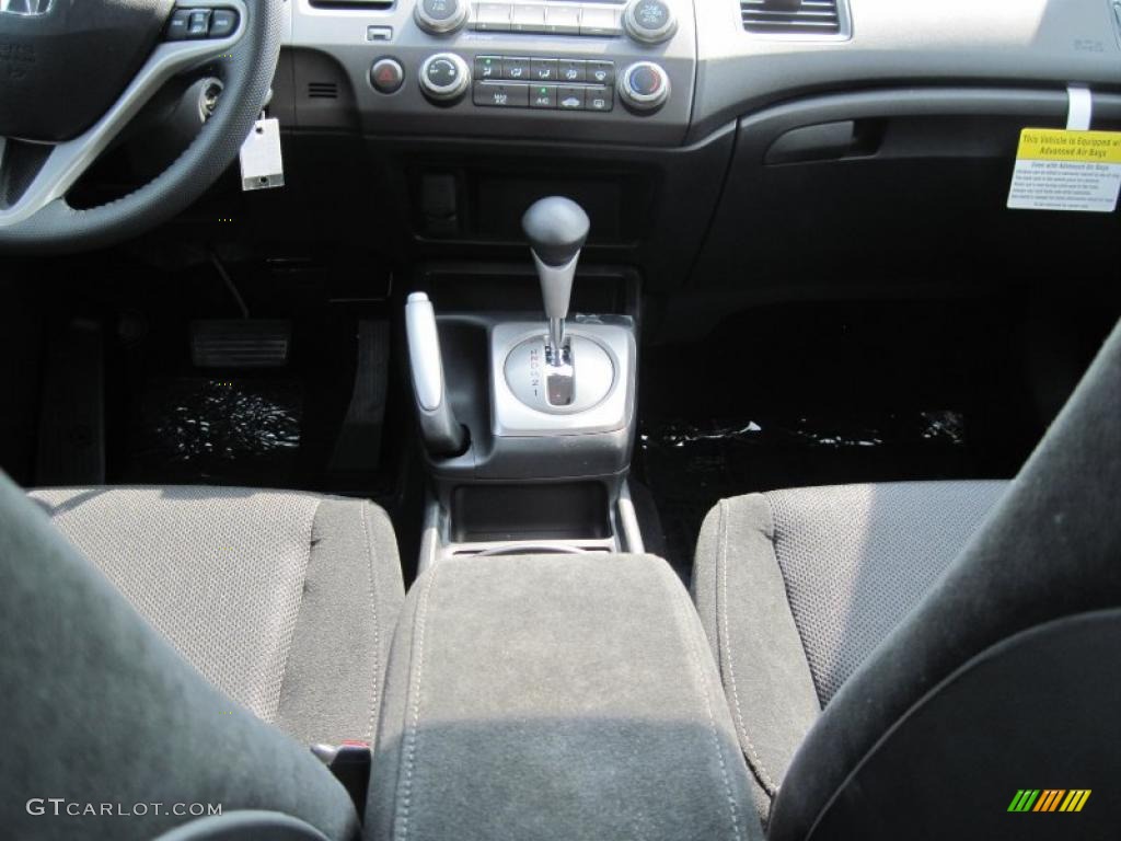 2010 Civic LX-S Sedan - Urban Titanium Metallic / Black photo #5