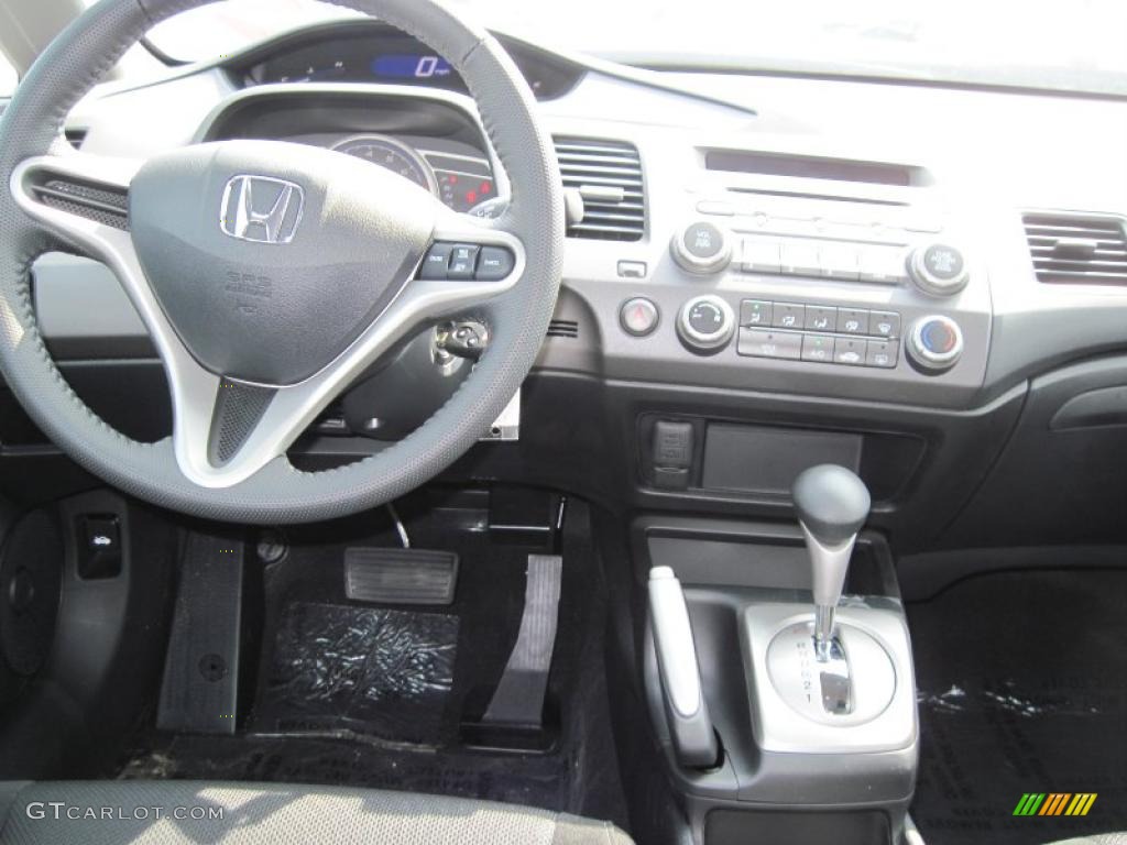 2010 Civic LX-S Sedan - Urban Titanium Metallic / Black photo #6