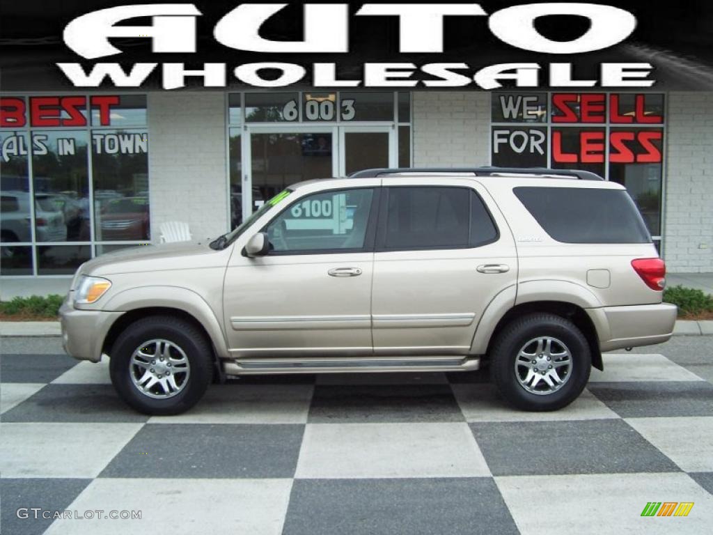 2006 Sequoia Limited - Desert Sand Mica / Taupe photo #1
