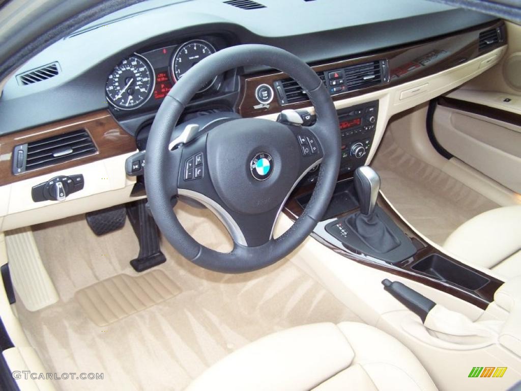 2009 3 Series 328i Sedan - Titanium Silver Metallic / Beige photo #9