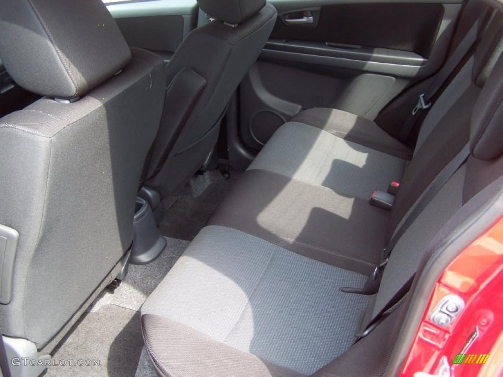2009 SX4 Touring Sport Sedan - Vivid Red / Black photo #7