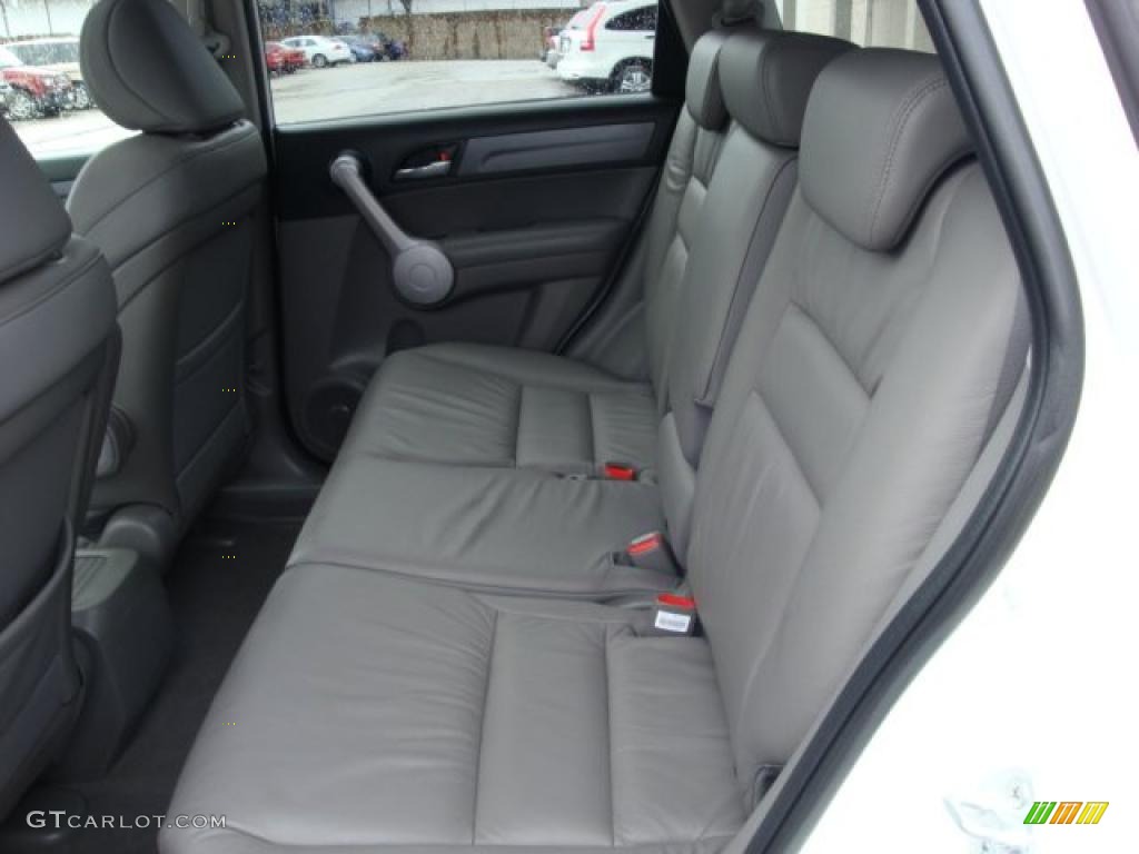 2007 CR-V EX-L 4WD - Taffeta White / Gray photo #9