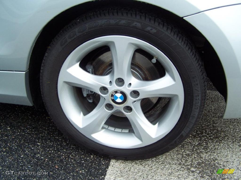 2008 1 Series 128i Coupe - Titanium Silver Metallic / Black photo #4