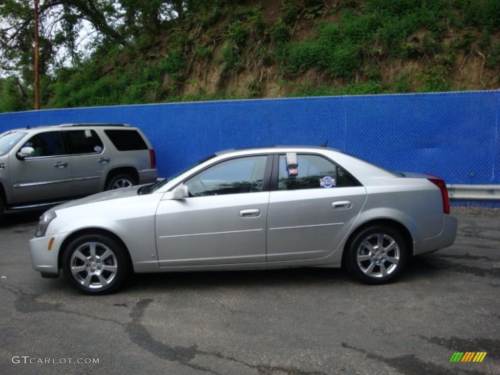 2007 CTS Sedan - Light Platinum / Light Gray/Ebony photo #2