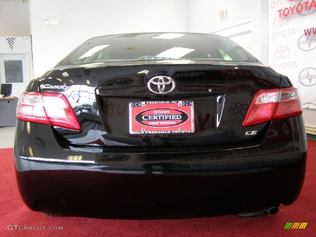 2007 Camry CE - Black / Ash photo #8