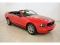 2005 Torch Red Ford Mustang V6 Premium Convertible  photo #1