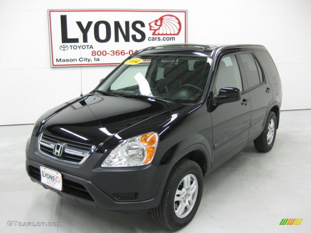 2004 CR-V EX 4WD - Nighthawk Black Pearl / Black photo #26