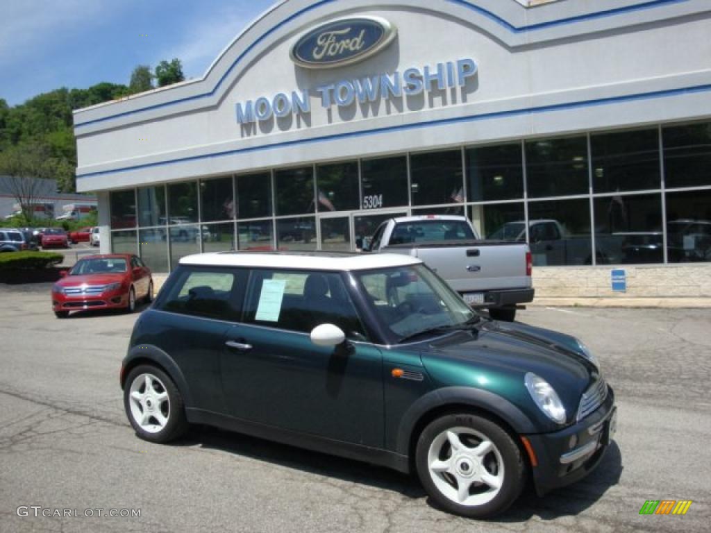 2003 Cooper Hardtop - British Racing Green Metallic / Panther Black photo #1