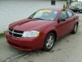 2008 Inferno Red Crystal Pearl Dodge Avenger SXT  photo #1