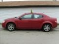 2008 Inferno Red Crystal Pearl Dodge Avenger SXT  photo #2