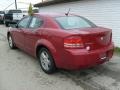 2008 Inferno Red Crystal Pearl Dodge Avenger SXT  photo #3