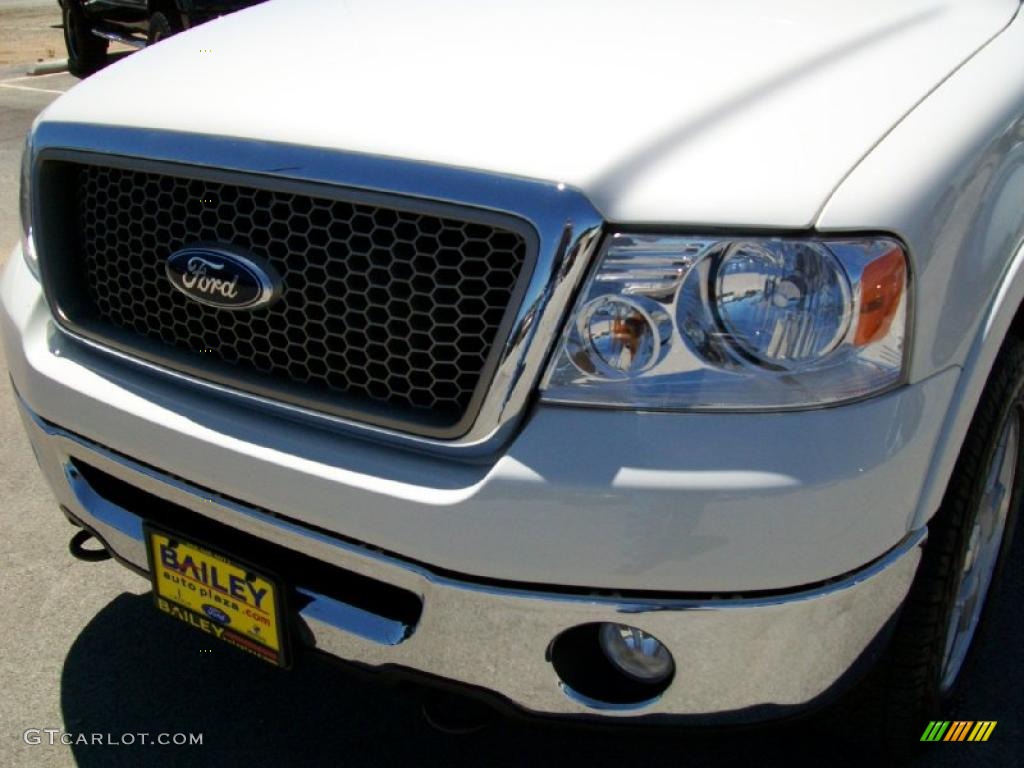 2008 F150 XLT SuperCrew 4x4 - Oxford White / Tan photo #1